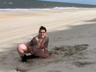 online clip 25 Gaberiella Monroe – BBW Public Beach Nudity | public flashing | solo female ashley fires femdom-6