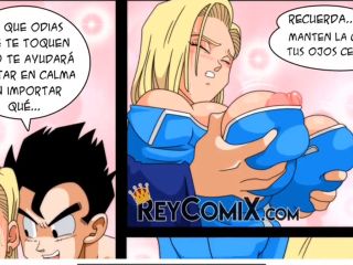 [GetFreeDays.com] Android 18 gets fucked by Gohan, rides his huge cock and ends up inside him Porn Leak December 2022-5