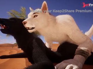 [GetFreeDays.com] Wolf girl gets Knotted by White Wolf BFEve x VictreWildlife3D Porn Adult Clip January 2023-6