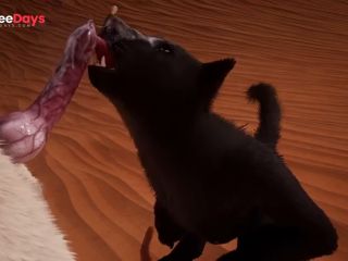 [GetFreeDays.com] Wolf girl gets Knotted by White Wolf BFEve x VictreWildlife3D Porn Adult Clip January 2023-9