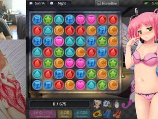 Gamer Girl Plays Huniepop And Uses A Vibrator While Playing-4