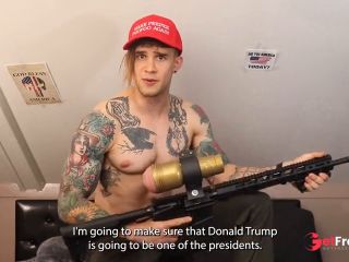 [GetFreeDays.com] MAGA PATRIOT fucks AR15 using LIBERAL TEARS as lube Satire Adult Video April 2023-0