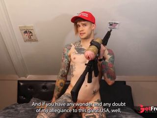 [GetFreeDays.com] MAGA PATRIOT fucks AR15 using LIBERAL TEARS as lube Satire Adult Video April 2023-7