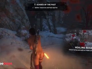 [GetFreeDays.com] Rise of the Tomb Raider Nude Game Play Part 05 New 2024 Hot Nude Sexy Lara Nude version-X Mod Sex Clip January 2023-4