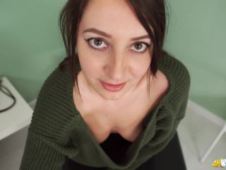 DownBlouse Jerk - Do you have a big cock doc - dirty talk on bdsm porn-9