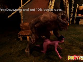 [GetFreeDays.com] Warcraft Minotaur, Tauren has fucked the night elf in the cave Adult Video June 2023-6