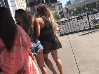 CandidCreeps 817 Booty Shorts Latina Booty Arse Denim Candid -0