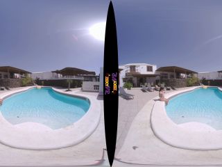 Tattooed & Topless In The Pool (VR Striptease-1