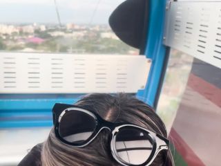 Outdoor Blowjob  Ride To My StepbrotherS Best Friend While Riding The Cable Car In My City 1080p-4