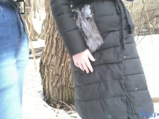 xxx video 4 Alyssa Quinn – Alyssa Quinn’s Risky Public Blowjob for Indian in Snowy Forest on fetish porn hot feet fetish-0