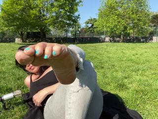 online xxx clip 20 Feetwonders in ASMR feet teasing outdoors – (Premium user request) on femdom porn hottest foot fetish-2