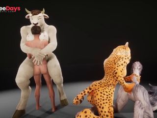 [GetFreeDays.com] Lucky guy gets into an orgy with a group of sexy big titted furry girls in Wild Life Sex Porn Leak June 2023-4