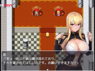 [GetFreeDays.com] Hentai Game Blonde big breasted Woman knight cuckold fantasy story. Adult Clip October 2022-0