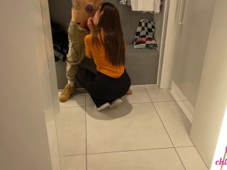 Real Polish Couple. Public Sex With Cum On Face In Fitting Room 1080p-7