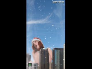 LTLGiantessClips - Giantess Ginger in Giantess Growth Xmas Miracle SFX - Giantess-8