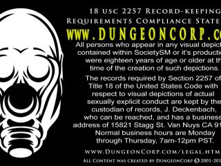 DungeonCorp – Kit in Tense Bondage – Kit Lacey bdsm -3