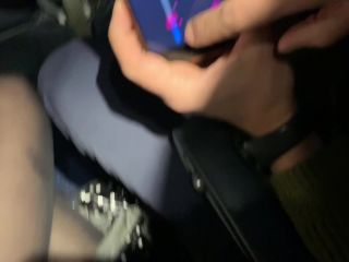 Public Masturbation With Lovense Lush Part 7 My Orgasm On The Plane 1080p-5