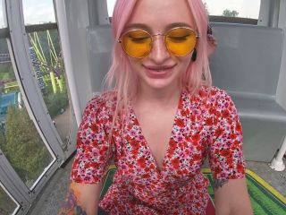 Keokistar - Risky ferris wheel blowjob w slutty - Cum mouth-2