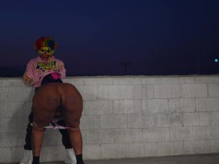 GIbbyTheClown - 99 Cent Store Brings Two Whores Together - Public Blowjob-7