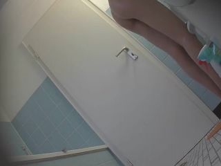 Spying on young hairy pussy in bathroom-4