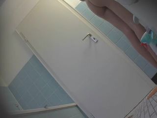 Spying on young hairy pussy in bathroom-5