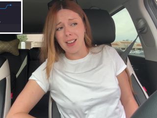 Braless Pit Stop In The Drive Thru With My Lush On Max 1080p-7