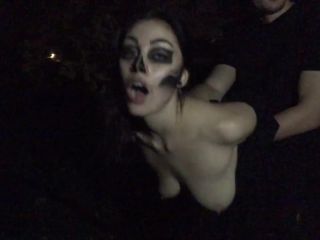 free adult video 39 Sophia Wolfe – Spooky Slut Skull Fucked and Railed Hard Outside | deepthroat | fetish porn bad breath fetish-6