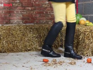 [GetFreeDays.com] Equestrian Louisa crushing fruit wearing boots Sex Video January 2023-4