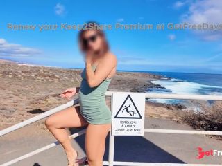 [GetFreeDays.com] Bitch almost caught while shows her butt plug walking around the lighthouse Sex Leak July 2023-8