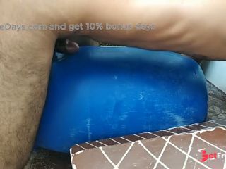 [GetFreeDays.com] skinny guy stuck in Plastic Drum with massive load - CumBlush Porn Stream April 2023-6