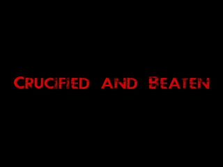 Brutal Master Wednesday – Crucified & Beaten (04.12.17) - humiliation - blonde hypno fetish-0