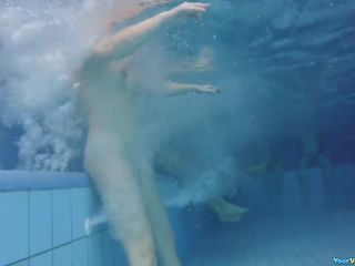 Ladies nude in pool-0