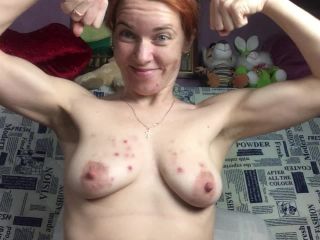 M@nyV1ds - PregnantMiodelka - Showing my big muscles-9