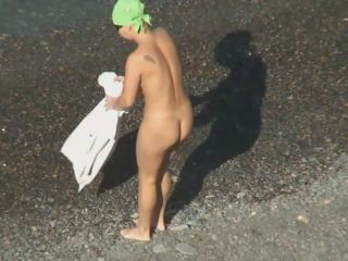 Nudists fuck on the beach-6