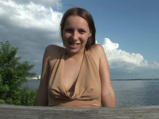 Talkative Girl Gets Naked Around Town then Masturbates on My Couch public Zoe-4