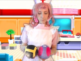 Pokemon nurse joy lays eggs Cosplay-0