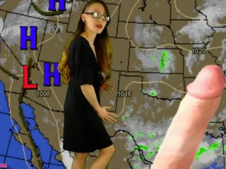 Fisty The Weather Lady – AdalynnX Fisting!-0