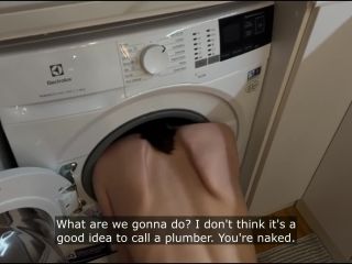 Stepsister Got Stuck In The Washing Machine 1080p-0