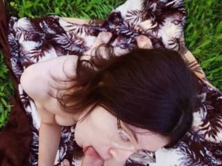 Sensual Sex In Nature With A Skinny Beauty On A Summer Sunny Early Morning, Ended With Oral Creampie 1080p-3