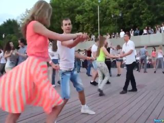 Teen dancing in public upskirt-3