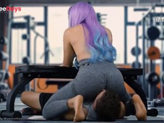 [GetFreeDays.com] Gym Baddie Dominates Him And Stretches His Ass With Her Strapon Sex Stream June 2023-1