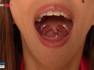 [GetFreeDays.com] Giantess vore fetish a little man and show uvula Sex Leak October 2022-4