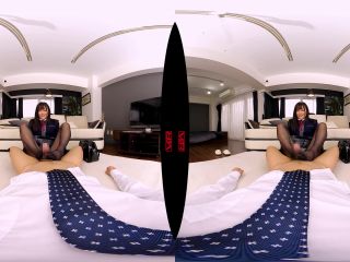 (VR) VRVR-102 HQ超高画質！「先生って、ホントに変態さんですわね…」インテリ生徒が僕を丁寧淫語でオナニーサポート！黒パンスト穿いた美脚で足コキ/尻コキ/濃厚フェラ/素股/相互オナニー！自ら愛液まみれの優秀マ○コに騎乗位挿入すると敏感すぎて何度も痙攣絶頂！奏音かのん!!!-6