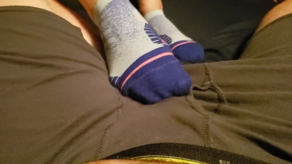 online xxx clip 20 POV fucking and cumshot on blue running socks on feet porn amateur lesbi