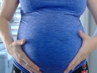 free video 45 sock fetish Angie Blu – Knocked Up Pregnant Oil Massage 34 Week, belly fetish on milf porn-0