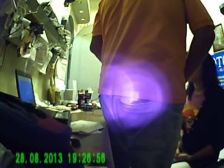 Real hidden spy cam blowjob in the office-9