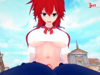 [GetFreeDays.com] Rias Gremory from Highschool DxD Gives You A Footjob Hentai POV Adult Film June 2023-9