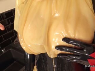 Queens of Kink – Cock hungry rubber maid stage 1 – Fetish Liza and Natalie Goth TV Femdom!-2