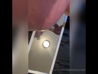 free video 33 MaeIBeYourSub – Pregnancy Try On Haul And Dildo Riding | fetish | femdom porn leg cast fetish porn-8
