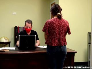 Real Spankings – MP4/Full HD – Kaylee – Paddled For Going Off Campus - (BDSM porn)-0